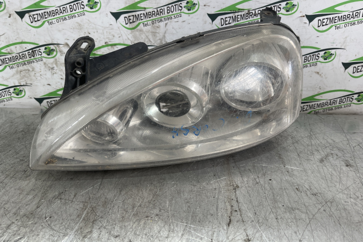 Far stanga 20A424B / 20-A424B Opel Corsa C [2000 - 2003] Hatchback 3-usi 1.0 MT (58 hp)