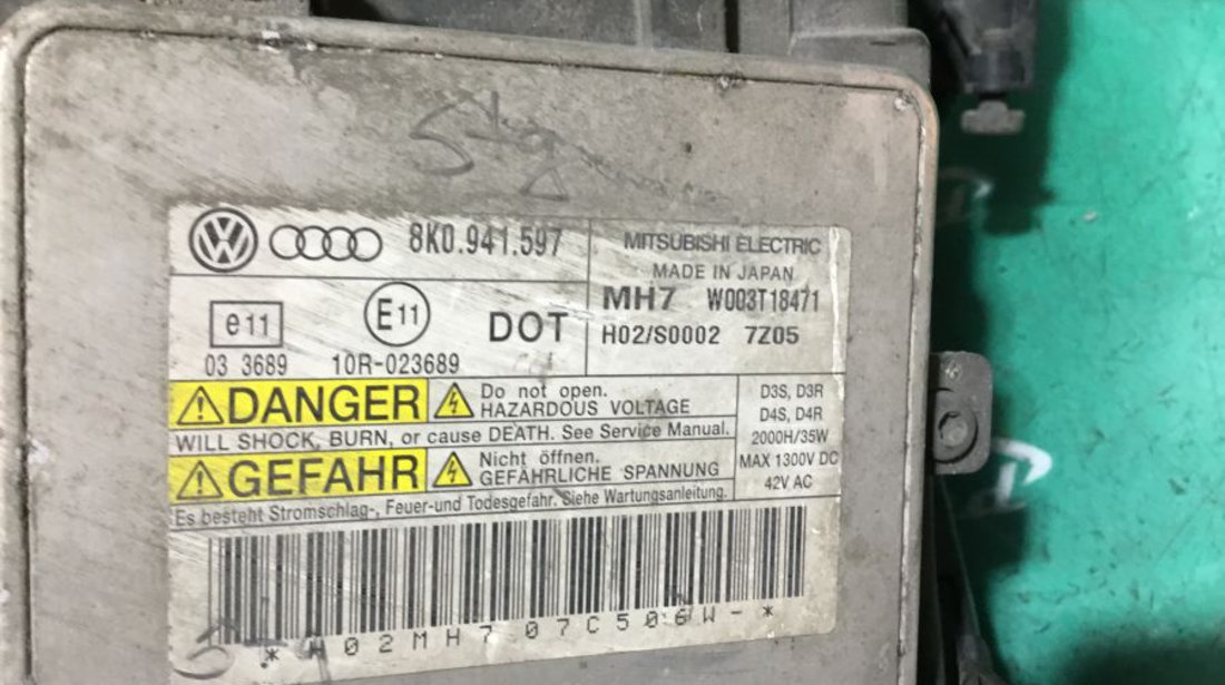 Far Stanga 8k0941003c Cu Xenon Europa Audi A4 8K 2007