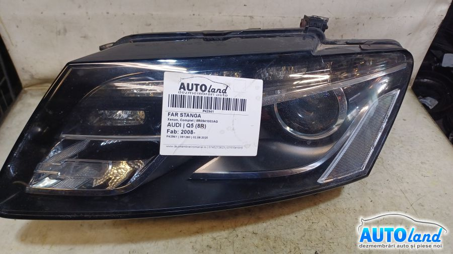Far Stanga 8r0941003ag Xenon, Complet Audi Q5 8R 2008