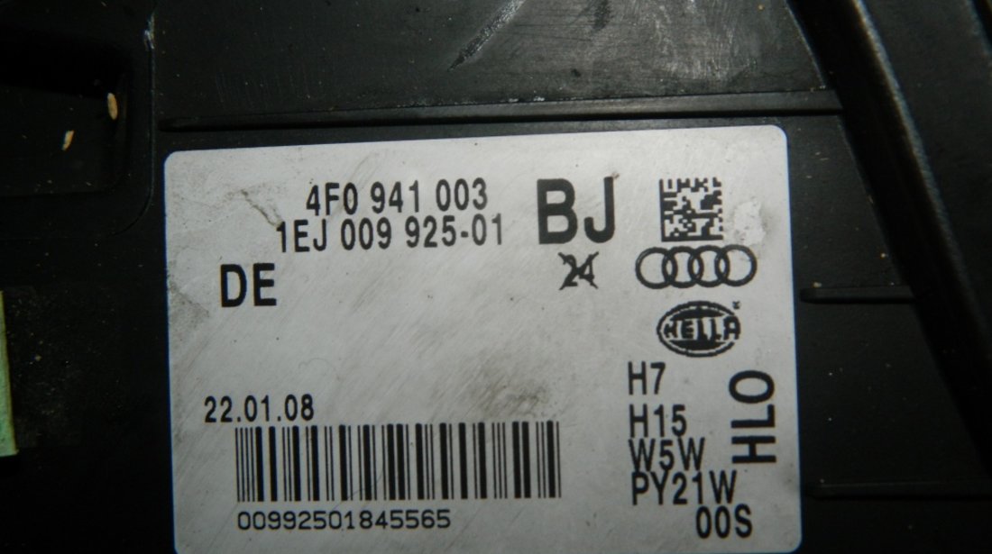 Far stanga Audi A6 4F C6 cod: 4F0941003BJ