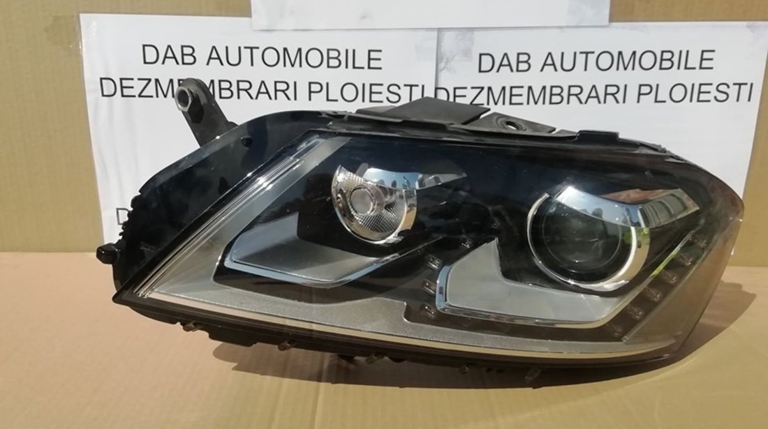 Far stanga bixenon adaptiv led VW Passat B7 dupa 2011 cod 3AB941751