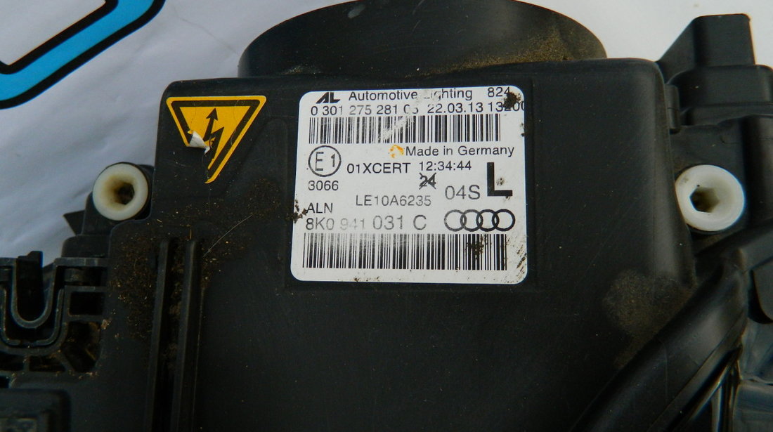 Far stanga bixenon Audi A4 B8 Facelift model 2012-2015 cod 8K0941031C