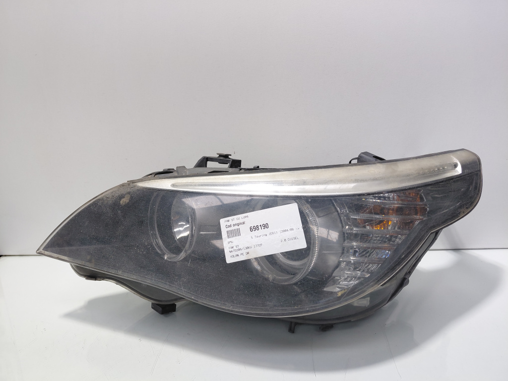Far stanga cu lupa, Bmw 5 (E60), volan pe dreapta (idi:698190)