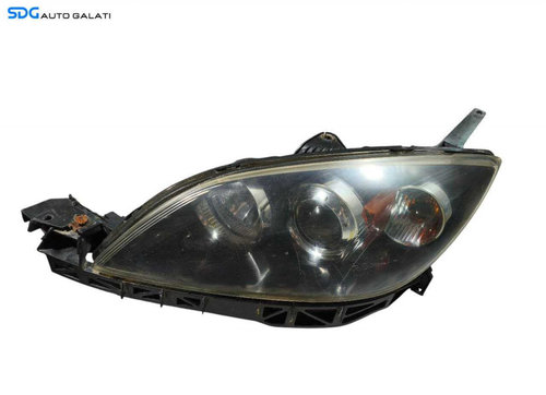 Far Stanga cu Lupa FARA Xenon Compelt cu Suport FAR Mazda 3 2003 - 2009 [LR1293]