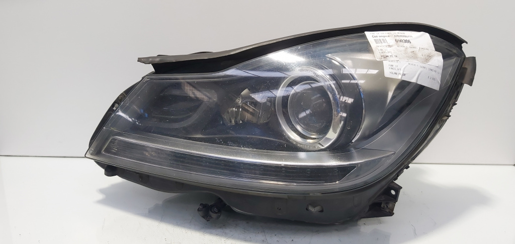 Far stanga cu lupa si xenon, cod A2048205759, Mercedes Clasa C (W204) vol pe dreapta (id:690306)