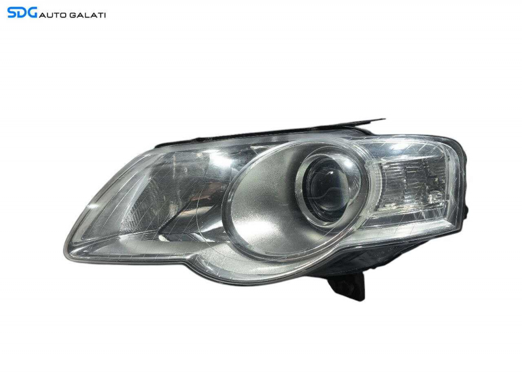Far Stanga cu Lupa Volkswagen Passat B6 2005 - 2010 Cod 3C0941005AD [L6643]