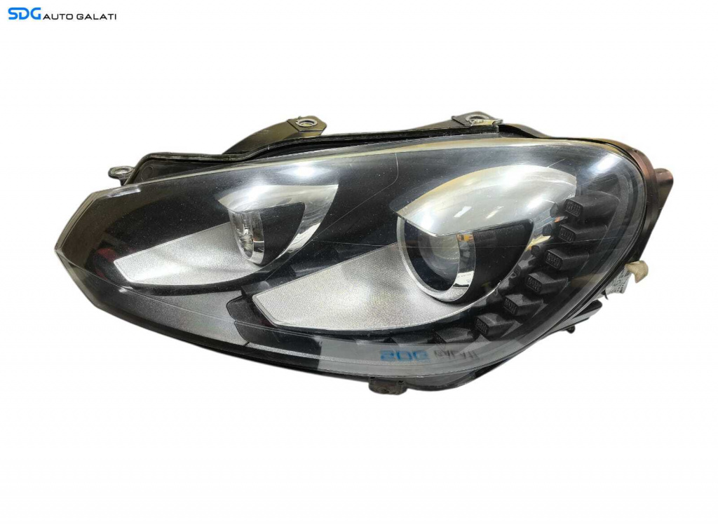 Far Stanga cu Lupa Xenon si LED EUROPA Volkswagen Golf 6 2008 - 2013 Cod 7L6941329B [LC2133]