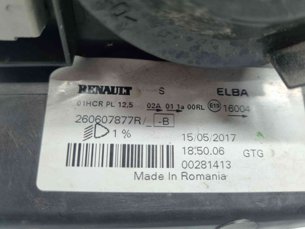 Far stanga Dacia Sandero 2 [Fabr 2012-prezent] 260607877R