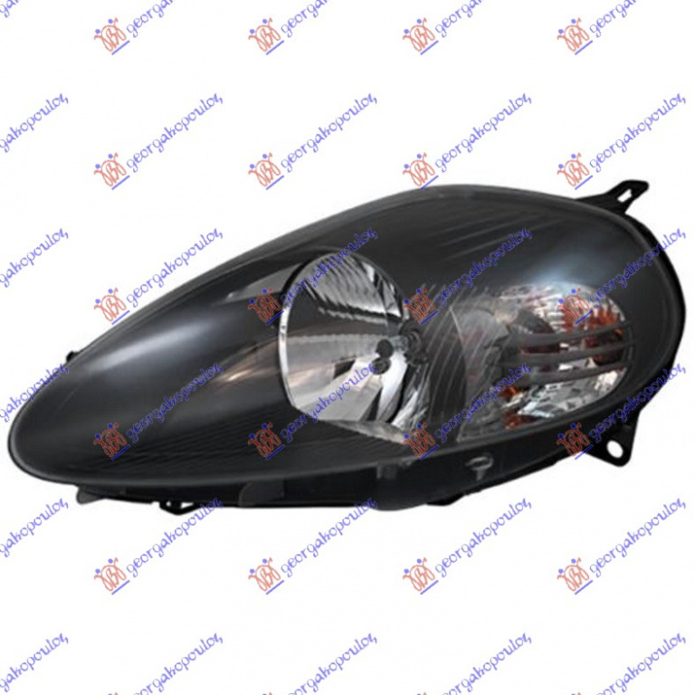 Far Stanga Electric Negru Sporting Original 2008 Fiat Grande Punto 2005-2006-2007-2008-2009-2010-2011-2012