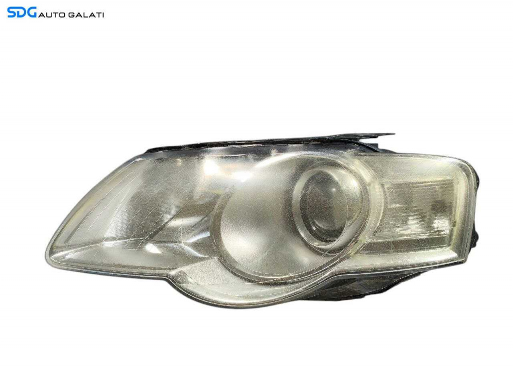 Far Stanga EUROPA cu Lupa Fara Xenon Volkswagen Passat B6 2005 - 2010 Cod 3C0941005N [LR1424]