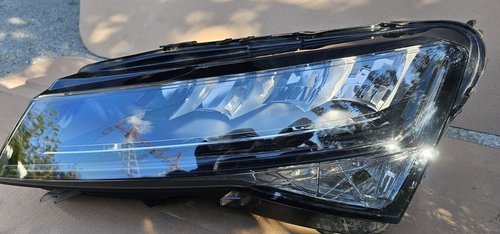 Far stanga Full Led Skoda Superb 3 Facelift Crystal Lighting 2019 2020 2021
