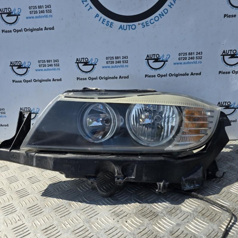 Far stanga fundal negru halogen BMW Seria 3 LCI 2008-2011 E90