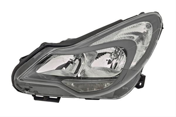 Far stanga fundal negru Opel Corsa D facelift 2010-2014 13446800