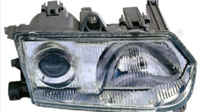 Far stanga (H1, reglaj electric, manual, fundal cromat) ALFA ROMEO 145, 146 1994-2001