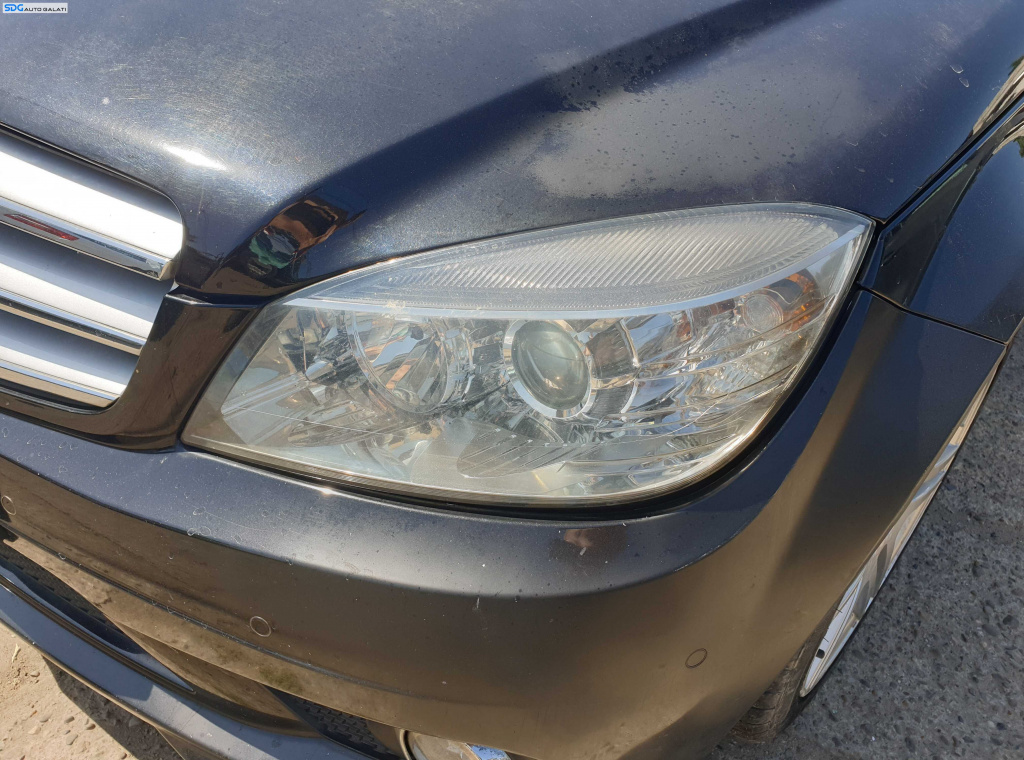 Far Stanga Halogen cu Lupa FARA Xenon Mercedes Clasa C Class W204 NFL Non Facelift 2007 - 2011 [K6218]