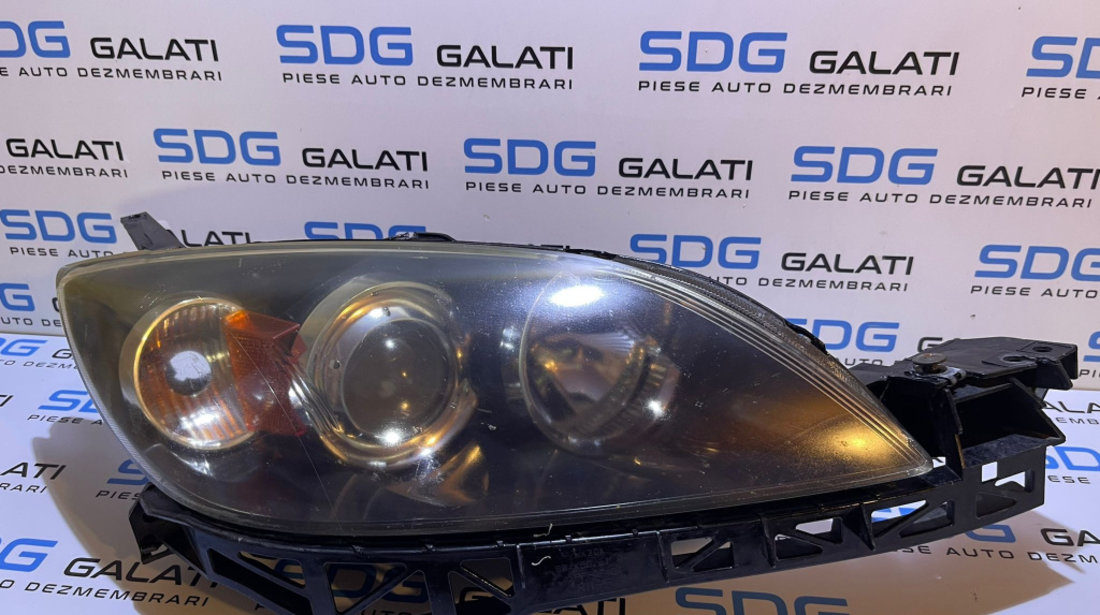 Far Stanga Halogen cu Lupa Mazda 3 Facelift 2003 - 2009