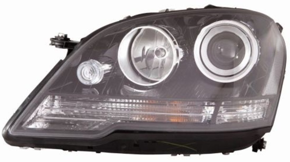 Far stanga halogen H7 interior negru Mercedes ML W164 2009+