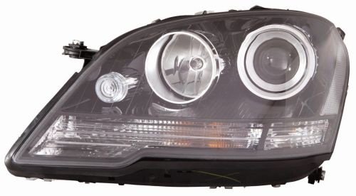 Far stanga halogen H7 interior negru Mercedes ML W164 2009+