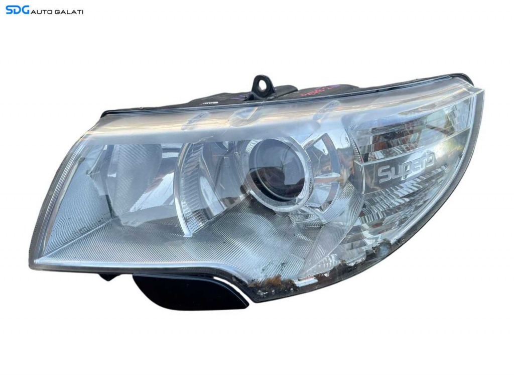 Far Stanga Halogen Skoda Superb 2 2008 - 2015 Cod 3T2941017 [L5793]