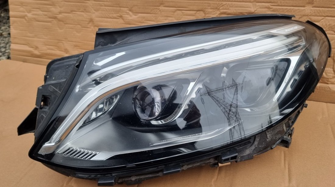 Far stanga LED ILS Mercedes GLE W166 2016 2017 2018 2019