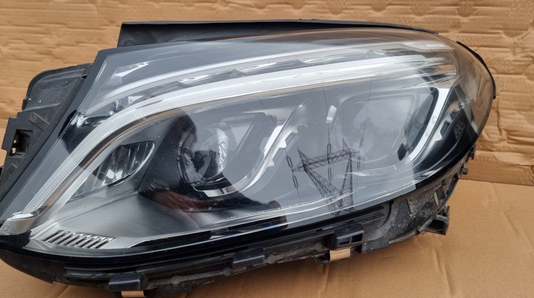 Far stanga LED ILS Mercedes GLE W166 2016 2017 2018 2019