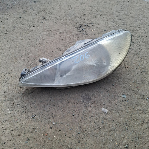 Far Stanga Peugeot 206 1998-2013 Volan Pe Stanga Lhd 9640559780, 89306331 Valeo