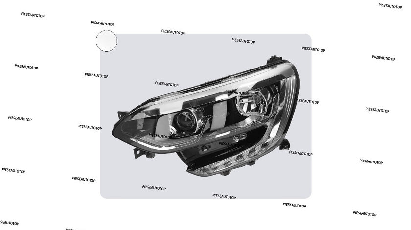 Far stanga Renault Megane 4 2016-2019 NOU 260609169R (Interior CROMAT) (H7/H7 + LUMINI ZI LED)