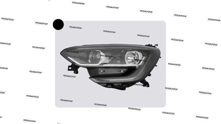 Far stanga Renault Megane 4 2016-2019 NOU 260607159R (Interior NEGRU) (H7/H7 + LUMINI ZI LED)