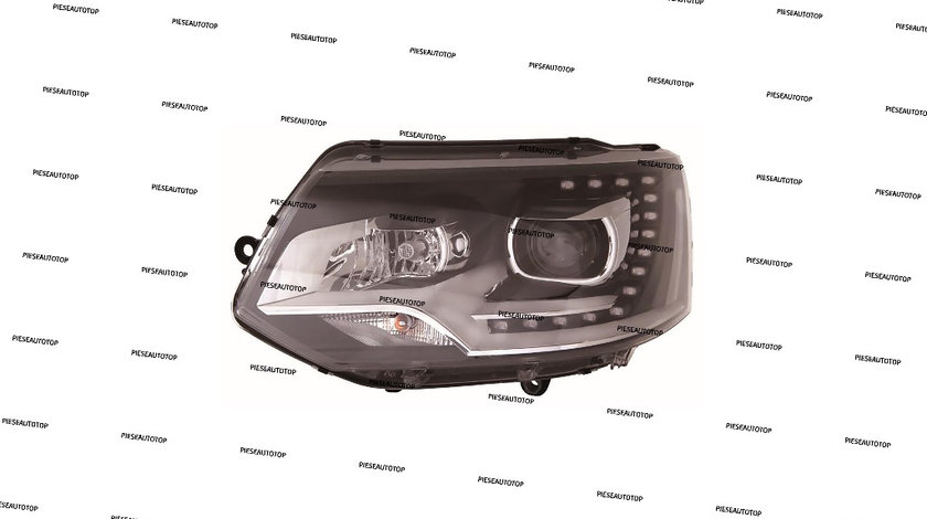 Far stanga xenon VW Transporter T5 2010-2015 NOU 7E5941017 (LUMINA ZI LED)