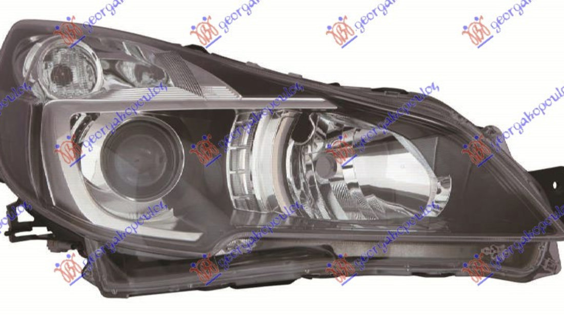 Far Xenon Dreapta Subaru Legacy/OutBack An 2010 2011 2012 2013 (Fundal Negru)