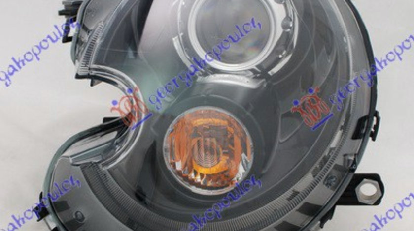 Far Xenon Fundal Negru Stanga Mini Cooper/One (R56) 2011 2012 2013 2014