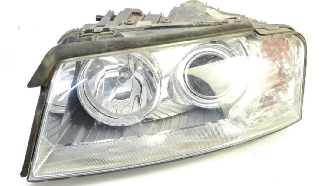 Far Xenon,stanga,volan Pe Stanga LHD Audi A8 (4E) 2002 - 2010 4E0941029P, 4E0 941 029 P, 4E0 941 029, 4E0941029, 1EL00854055, 1EL 008 540-55, 1EL 008 540, 1EL008540