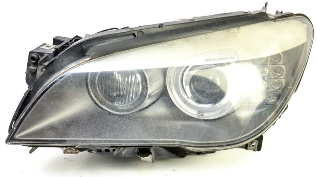 Far Xenon,stanga,volan Pe Stanga LHD BMW 7 (F01, F02, F03, F04) 2008 - 2015 Motorina 7182149, 7 182 149, XCVERT12660, 655.61.000.00-G