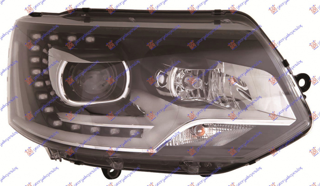 Far Xenon - Vw Transporter (T5) 2010 , 7e5941018