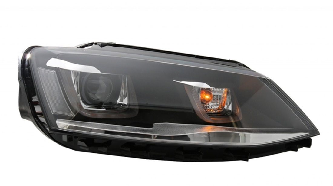 Faruri 3D LED compatibile cu VW Jetta Mk6 (11-17)