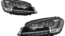 Faruri 3D LED Volan Dreapta compatibil cu VW Golf ...