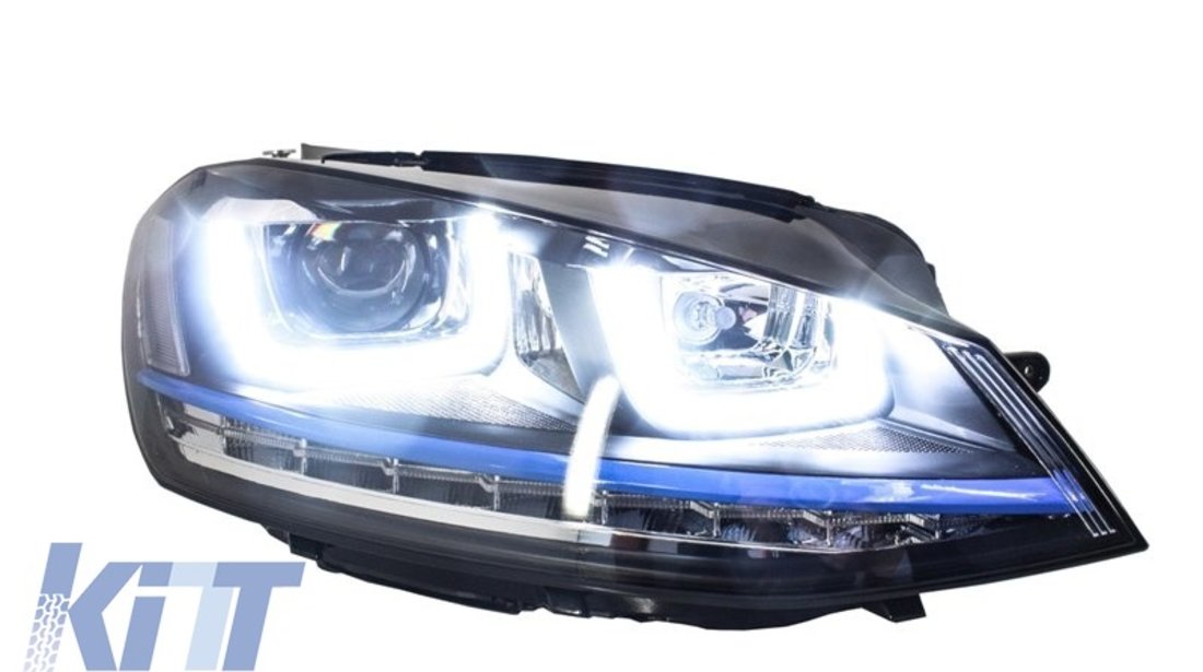 Faruri 3D LED Volkswagen Golf 7 VII (2012-up) GTE Design Semnal LED