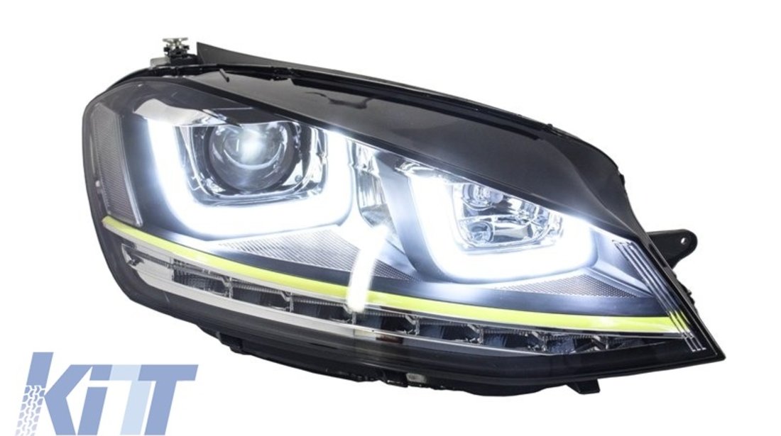 Faruri 3D LED Volkswagen Golf 7 VII (2012-up) R400 Design Semnal LED