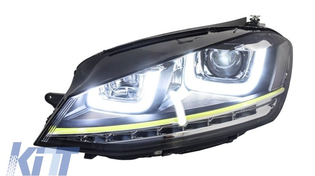 Faruri 3D LED Volkswagen Golf 7 VII (2012-up) R400 Design Semnal LED