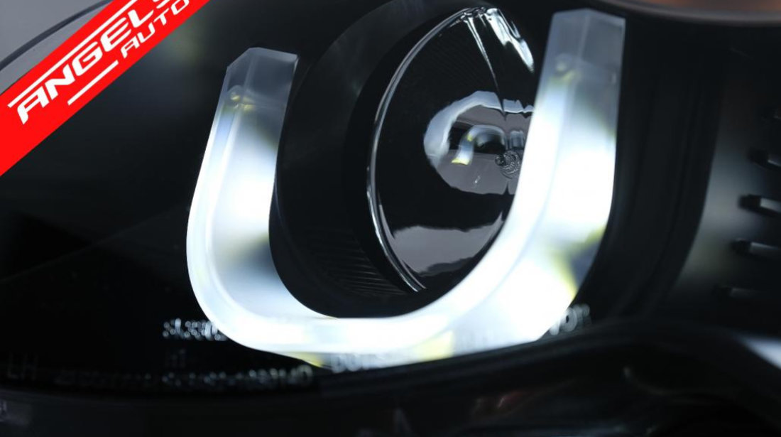 Faruri 3D U LED Angel Eyes BMW Seria 3 E46 Facelift (09.2001-03.2005)