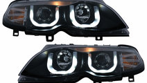 Faruri 3D U LED Angel Eyes compatibil cu BMW Seria...