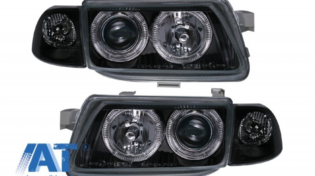 Faruri Angel Eye compatibil cu OPEL Astra F (10.1991-02.1998) Negru