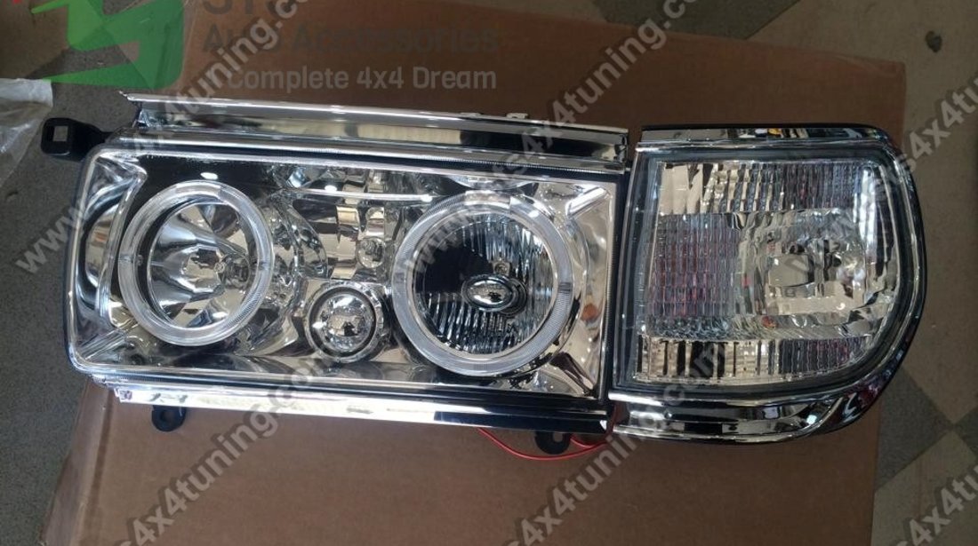 FARURI ANGEL EYE + SEMNALIZARI FAR TOYOTA LAND CRUISER FJ80 1990-1997