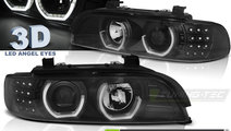 Faruri ANGEL EYES 3D BLACK compatibila BMW E39 09....