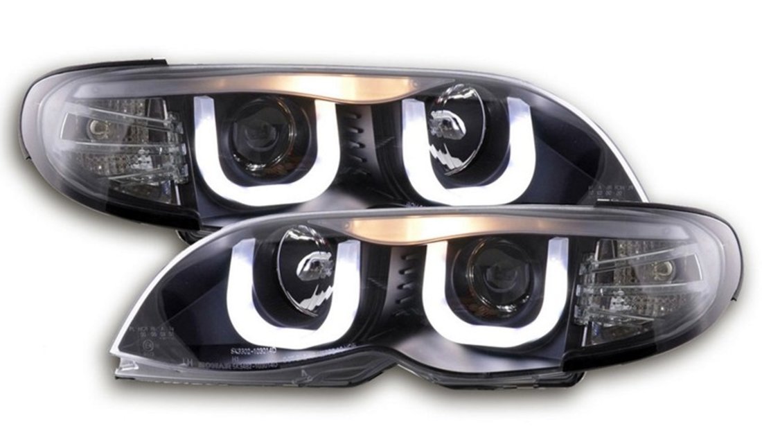 Faruri Angel Eyes 3D BMW Seria 3 E46 Dragon Light