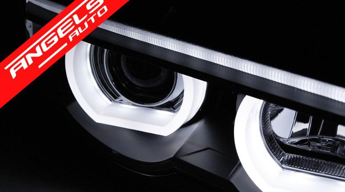 Faruri ANGEL EYES 3D BMW Seria 7 E38 1994-2001 Black Design