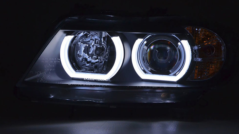 FARURI ANGEL EYES 3D LED BMW E90/E91 (05-11) BLACK