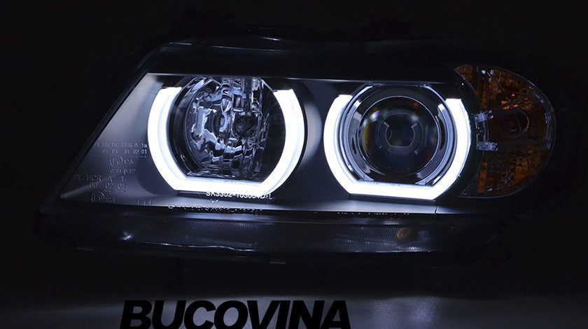 FARURI ANGEL EYES 3D LED BMW E90/E91 (05-11) BLACK