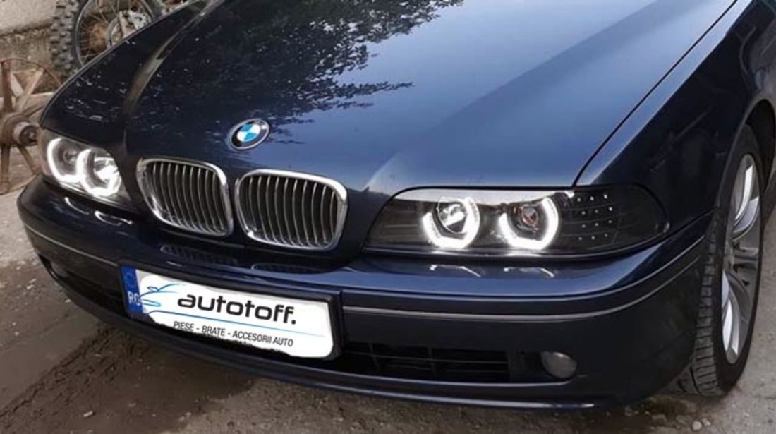 Faruri Angel Eyes 3D LED BMW Seria 5 E39 (1995-2003)