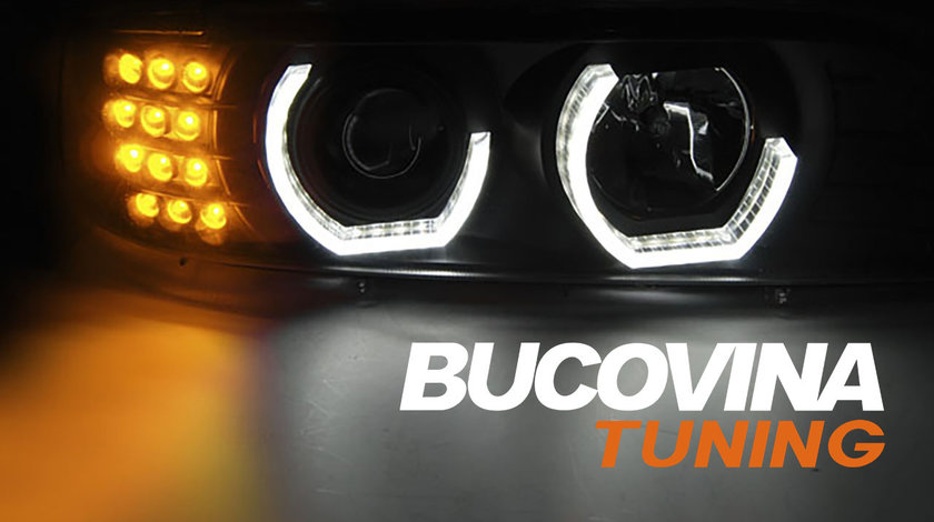 Faruri Angel Eyes 3D LED BMW Seria 5 E39 (95-03)